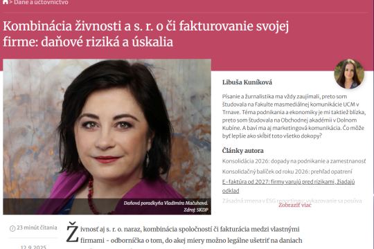 Jeden majiteľ, viacero spoločností: kde sú daňové riziká?